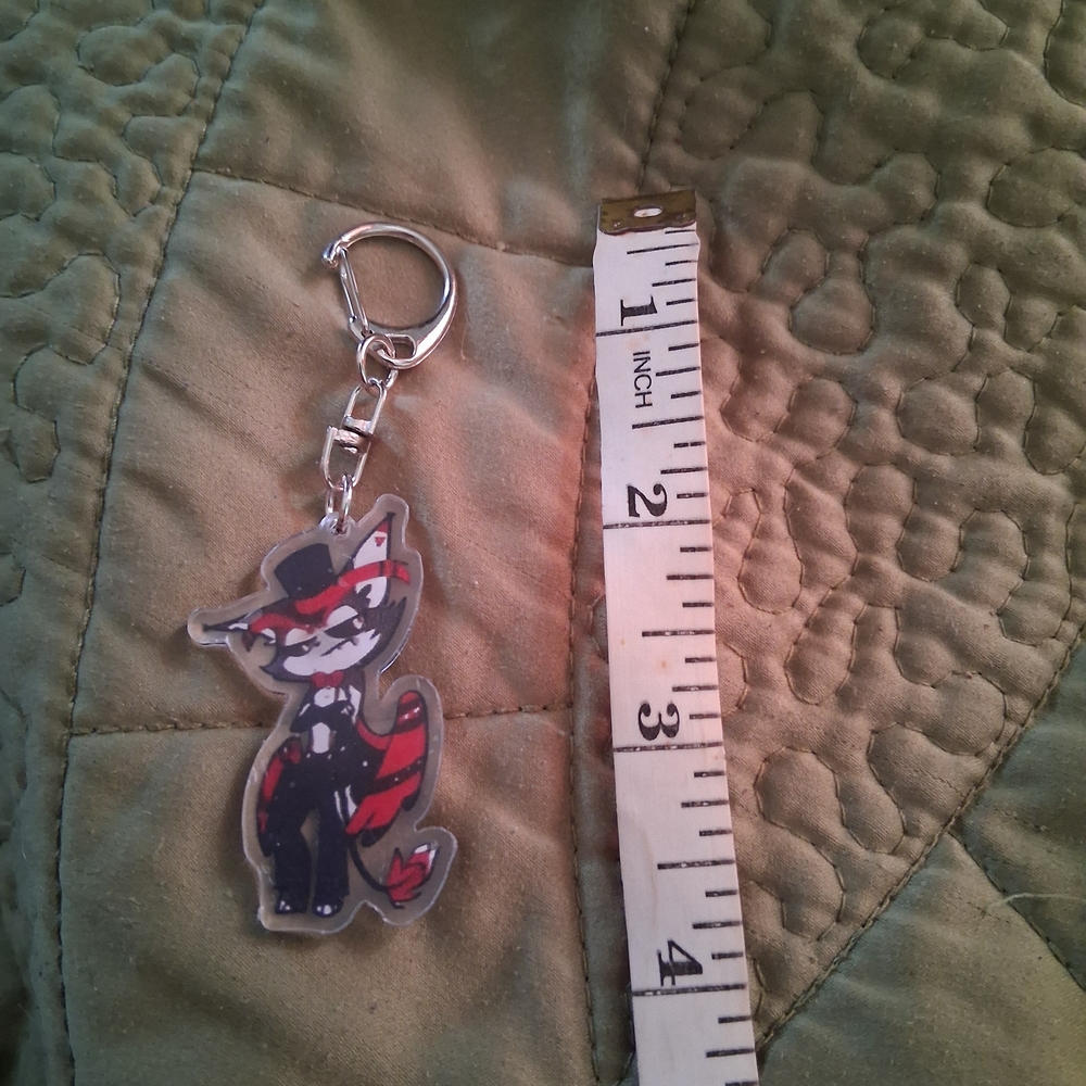 Unoffical Hazbin Hotel Husk Keychain